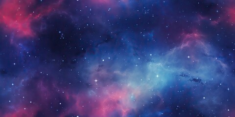 Wall Mural - ai generated. ai generative. color bright abstract space cosmic galaxy universe background with many