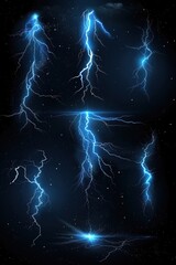 Wall Mural - The effect of lightning and lighting