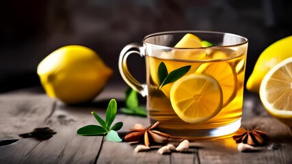 Wall Mural -  Refreshing citrus delight perfect for a sunny day