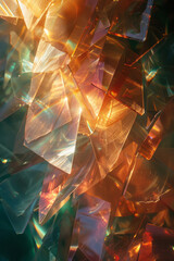 Poster - Creative interplay of light and dark shades, forming a balanced, abstract piece,