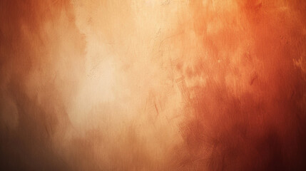 Wall Mural - Dark chestnut brown, burnt sienna, & soft cream gradient background. PowerPoint and Business background