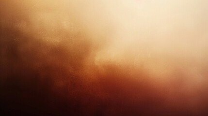 Wall Mural - Dark chestnut brown, burnt sienna, & soft cream gradient background. PowerPoint and Business background