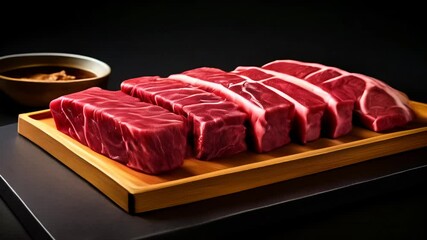 Sticker -  Deliciously prepared steak ready to be savored