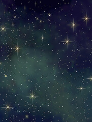 Wall Mural - night sky with stars
