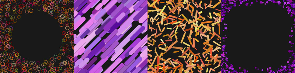 Poster - Abstract geometric background collection