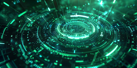 Poster - Virtual abstract background