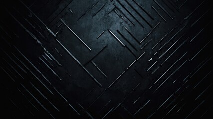 Wall Mural - Abstract grunge black background with copy space