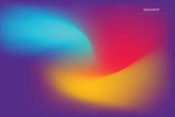 Wall Mural -  Abstract vibrant gradient background. EPS 10