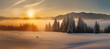 © Jeremy Landscapes - Hi-res winter snowy land at the mountain landscape view