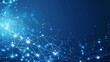 © Elshad Karimov - Futuristic tech backdrop with connections. Blue background with empty area for your message. Technology illustration for communication and networking.