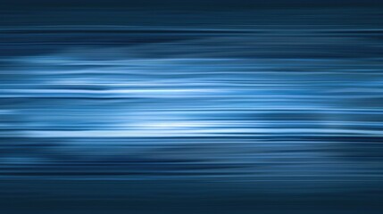 blue abstract background with horizontal lines for nature and technology designs.