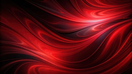 Poster - Desktop background featuring luscious red and inviting black abstract feminine design, red, black, abstract, feminine