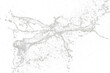 © Jade - Shape form throw of Water splashes into drop water attack fluttering in air and stop motion freeze shot. Splash Water for explosion texture graphic resource elements, black background isolated