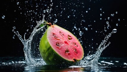 Wall Mural - The Splendor of Watermelon Explosion, A Juicy Spectacle