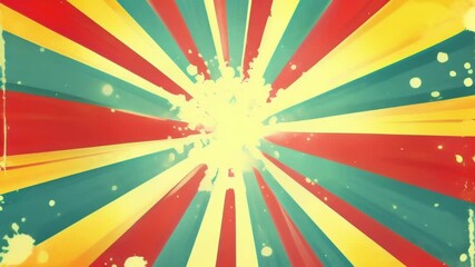 Wall Mural - take a trip down memory lane with this funky retro pop art explosion backdrop
