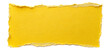 © Nuan - yellow  ripped torn paper edges isolated