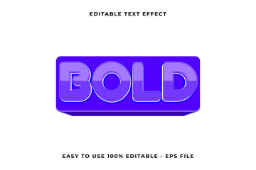 Poster - Bold Editable text effect 3d Trendy template style vintage vector