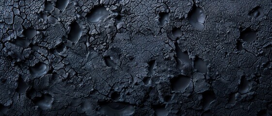 Wall Mural - Volcanic rock with porous surface, dark tones,