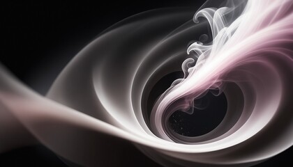 Swirling Patterns Abstract Art Fluid Dynamics Smoke Or Mist Gradient Colors Ethereal Ambiance Background Wallpaper
