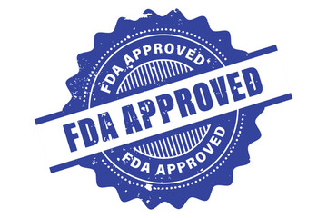 Fda approved stamp sign seal vector, shipping stamp