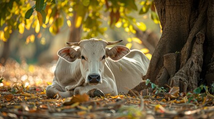 Wall Mural - Farm Animals in the Morning