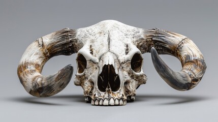 Poster - Bull Skull  Symbol of Strength and Endurance 