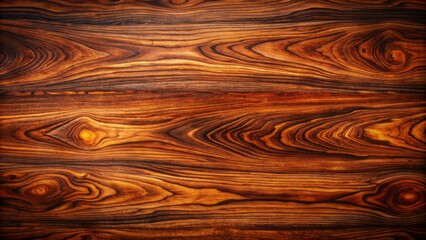 Wall Mural - Richly dark amber polished wood texture background with subtle grain patterns, evoking warmth and sophistication.