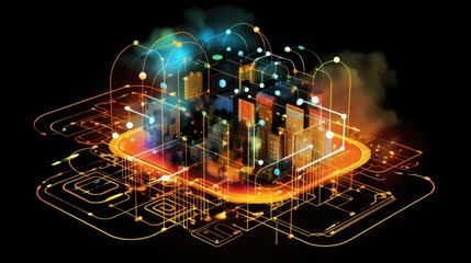 Poster - Cloud computing transfer big data on internet