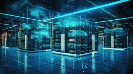 Poster - Cloud computing transfer big data on internet