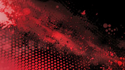 Wall Mural - A sophisticated abstract background in red and black, perfectly suitable for a modern design concept. AIG53M