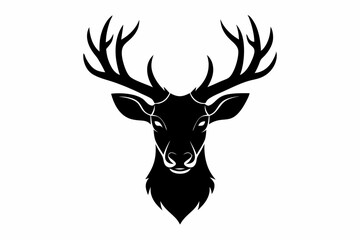 Sticker - silhouette of a deer