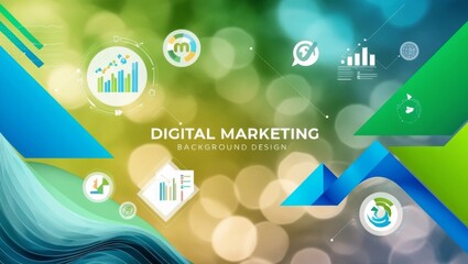 Poster - Celebrate our best digital marketing achievements with a vibrant and cheerful design
