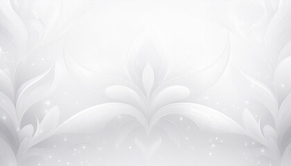 Wall Mural - white background with flowers