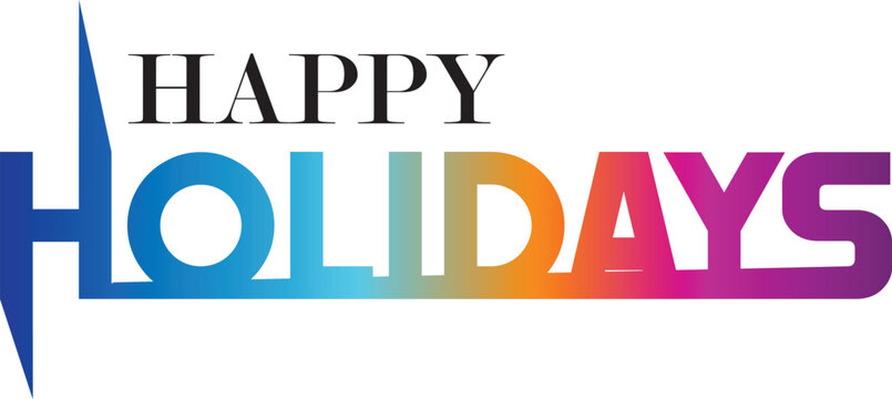 Happy Holidays, Modern universal artistic templates. Merry Christmas Corporate Holiday cards and invitations. Floral frames and backgrounds design. Vector illustration.