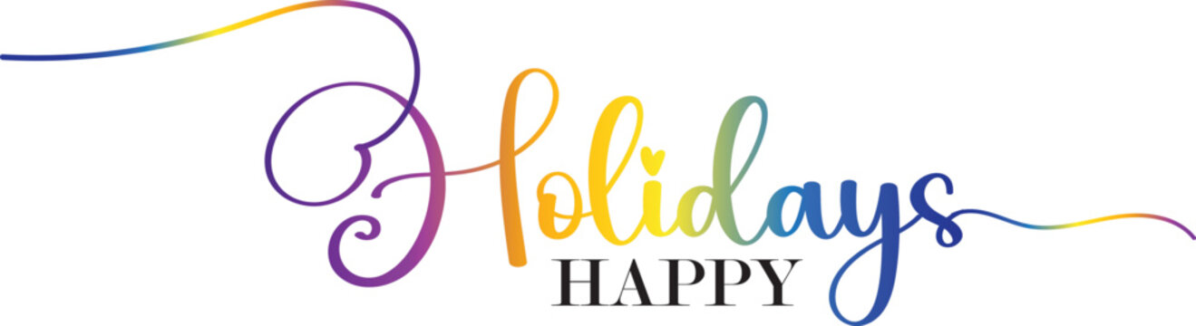Happy Holidays, Modern universal artistic templates. Merry Christmas Corporate Holiday cards and invitations. Floral frames and backgrounds design. Vector illustration.