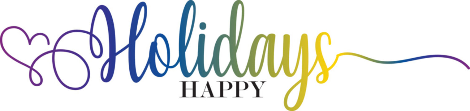 Happy Holidays, Modern universal artistic templates. Merry Christmas Corporate Holiday cards and invitations. Floral frames and backgrounds design. Vector illustration.