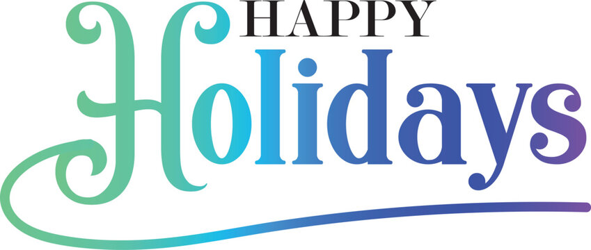 Happy Holidays, Modern universal artistic templates. Merry Christmas Corporate Holiday cards and invitations. Floral frames and backgrounds design. Vector illustration.