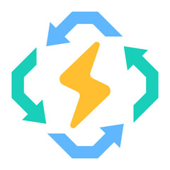 Sticker - Renewable Energy Icon