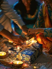 Poster - Group candlelighting