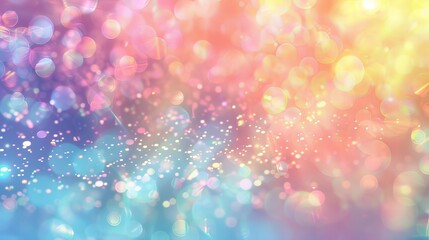 Wall Mural - A mesmerizing 4K color gradient background unfolds with a soft, blurred effect enhanced by subtle noise. 