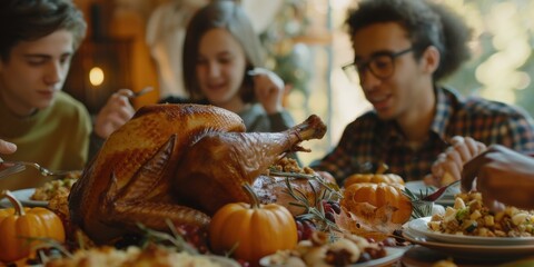 Poster - Thanksgiving dinner gathering