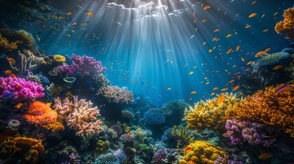 The Beauty of Coral Reefs Under the Sea
