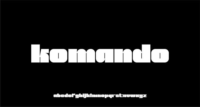 BOLD FUN URBAN DISPLAY ALPHABET FONT TYPE