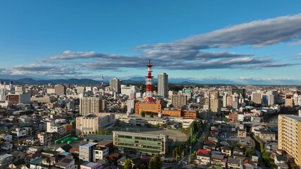 Poster - 都市のドローン空撮