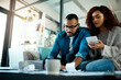 © ClearConcept/peopleimages.com - Calculator, budget paperwork and couple with financial checklist, notes and planning savings. Accounting, investment or people organizing bills for paying debt, finance books or household expenses