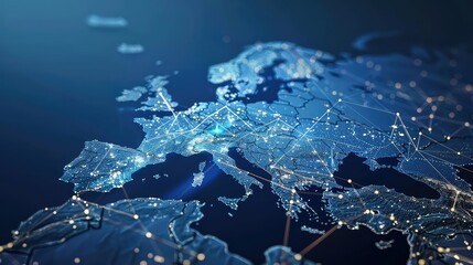 Technology Network Background, Generative AI