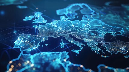 Technology Network Background, Generative AI