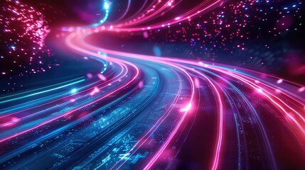Technology Network Background, Generative AI
