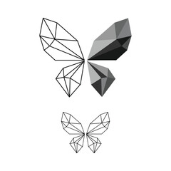 Poster - butterfly logo design icon vector