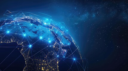 Technology Network Background, Generative AI